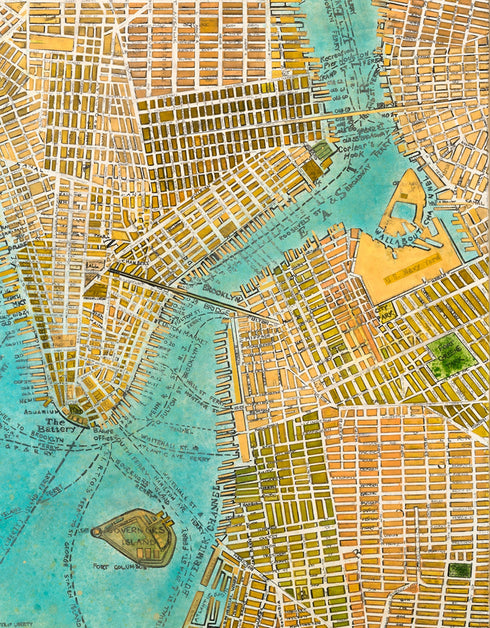 Manhattan Map | Limited Edition Prints